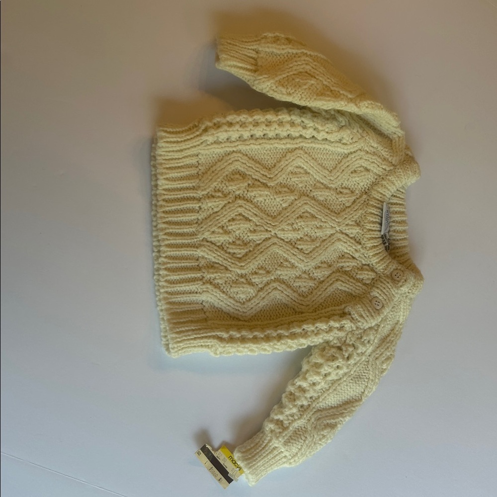 Cozy Cream Knit Sweater for Kids